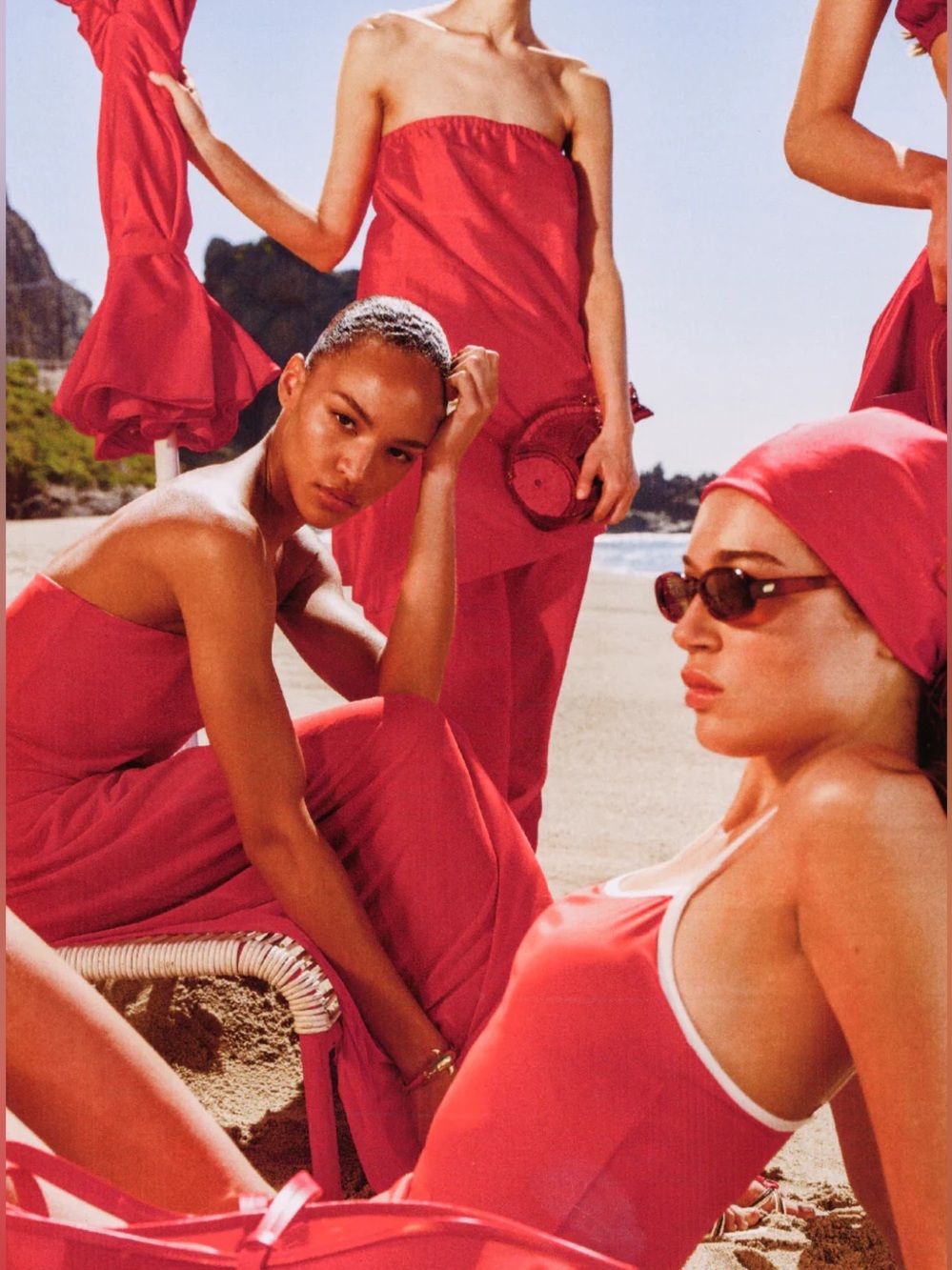 STAUD JESSICA COVERUP DRESS RED RUBY - Picture 6 of 6